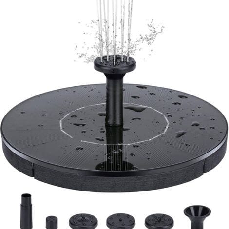 Panneau Solaire Polycristallin Fontaine Flottante Pour Piscine Extérieure Bassin D'Oiseaux Jardin Patio Éclairage-