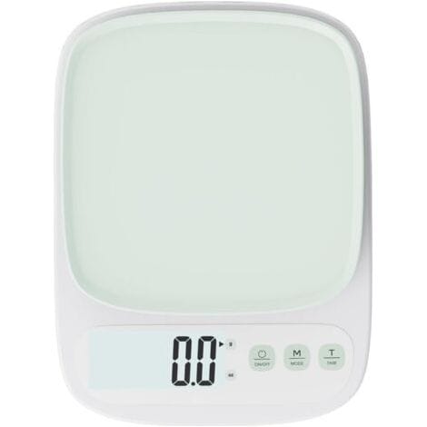 Minimalistische Und Präzise Küchenwaage, 10 Kg Kapazität, 1 G (0,035 Oz) Teilung, Großer Lcd-bildschirm, Tara-funktion Und Ml-einheit. Grün (10 Kg/1 G)