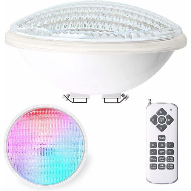 Par56-led-lampe Für Schwimmbad, Rgb-farbe, 18 W, Mit 90 Leds.