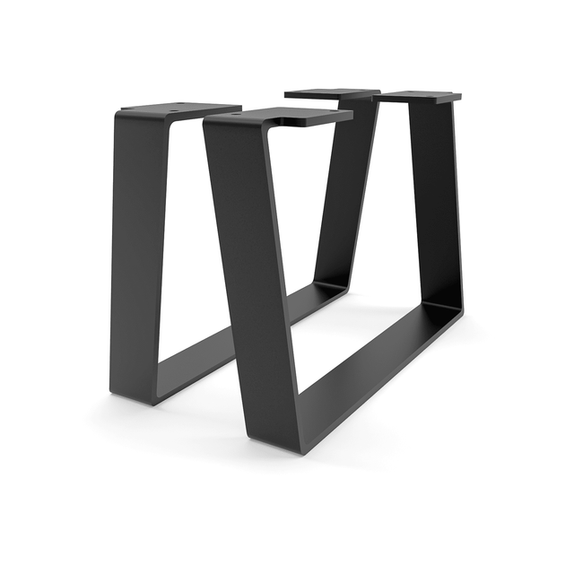 Möbelbeine - Mailand - Höhe 20 Cm, Schwarz - 30 Cm / 2er Set