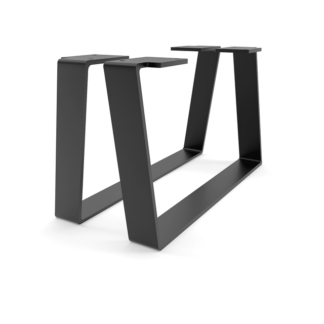 Möbelbeine - Mailand - Höhe 20 Cm, Schwarz - 35 Cm / 2er Set