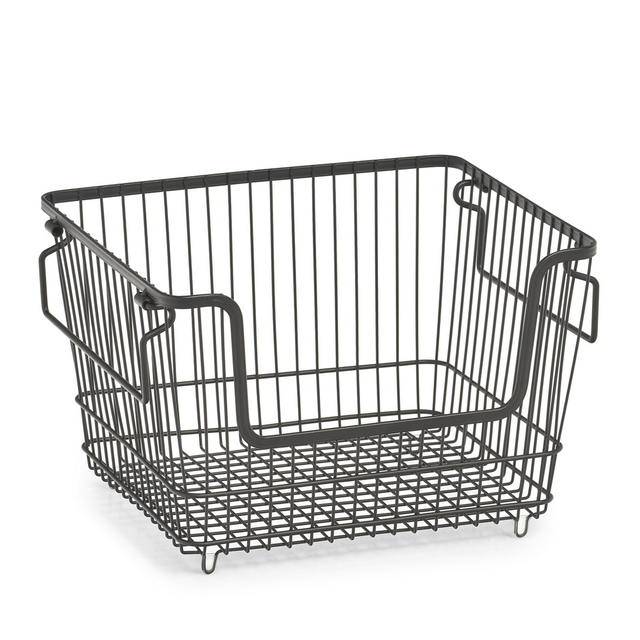 Zeller Present Organizer (1 St), Aufbewahrungskorb aus Metall, stapelbar
