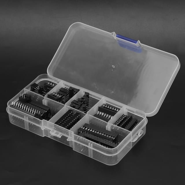 Schachtel Mit 66 Mehrfachspezifikations-durchsteck-ic-sockeln Mit 6, 8, 14, 16, 18, 20, 24 Und 28 Pins