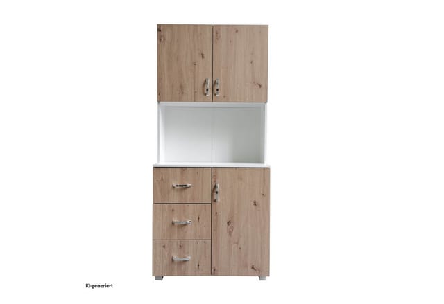 HTI-Line Küchenbuffet Küchenbuffet Blanca (Stück, 1-St., 1x Schrank Blanca, ohne Dekoration) Küchenschrank Hochschrank