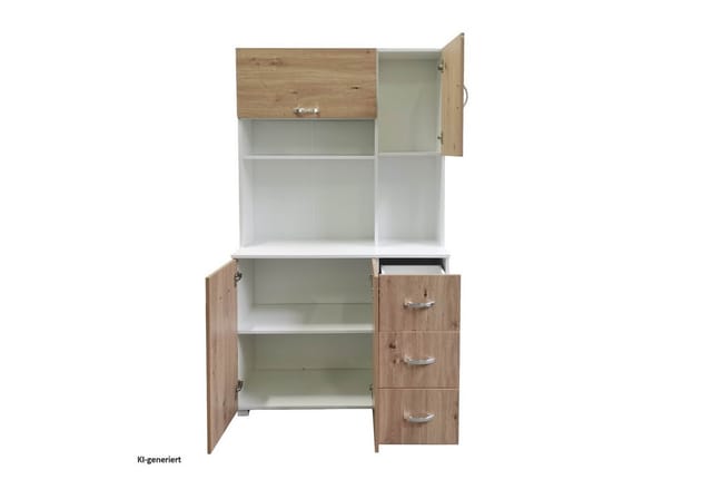 HTI-Line Hochschrank Küchenschrank Blanca (Stück, 1-St., 1x Schrank Blanca, ohne Dekoration) Küchenbuffet