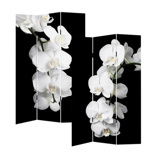 HTI-Line Paravent Paravent Orchidee (Stück, 1 St., 1 Paravent), Raumteiler Sichtschutz Trennwand