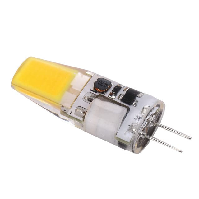 G4 Led Cob 5w 600lm Silikonlampe Für Kronleuchter/deckenleuchten, Ac/dc 12v, 4,2x1,3cm, Natürliches Licht 4000-4500k
