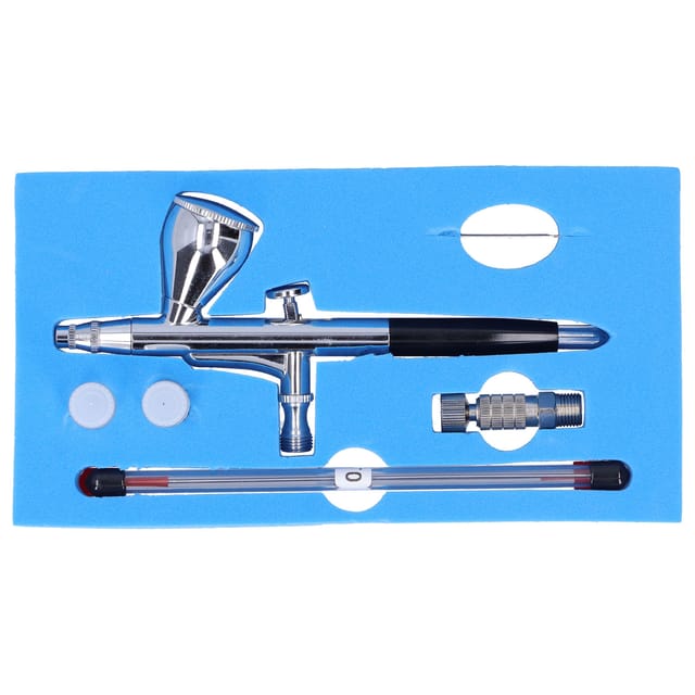 G1/8 Airbrush-malset, Diy-kunstwerkzeug, Sprühgerät, Kaliber 0,2 Mm, 0,3 Mm, 0,5 Mm, Schwarz