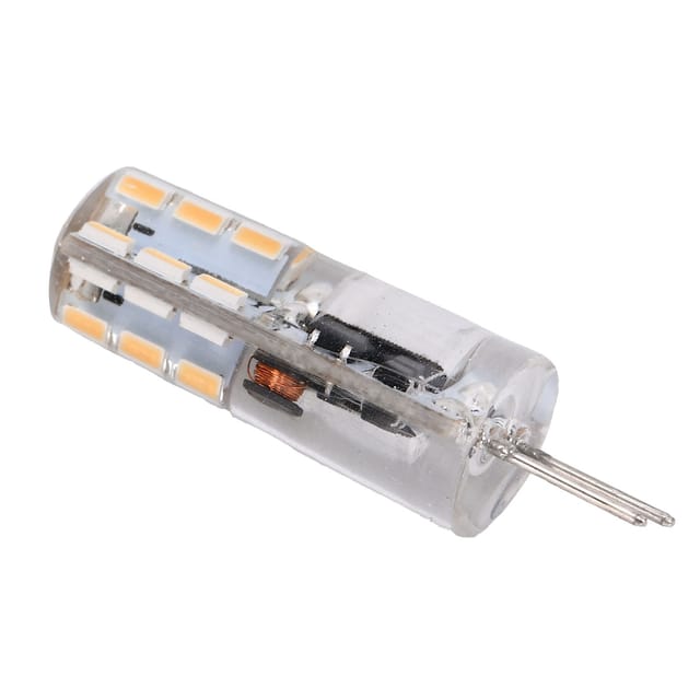 G4-led-lampe, 24 Dioden, 2 W, 200 Lm, Zweistiftsockel, Nicht Dimmbar, Für Kronleuchter, 12 V Ac/dc, Warmweiß (2700–3100 K)