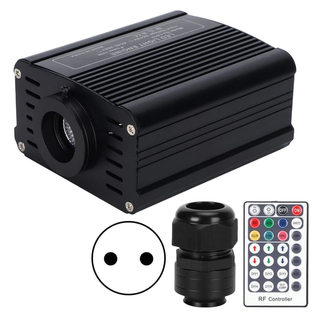 16w Rgbw Led-lichtwellenleiter-lampenmotor-set Für Deckenbeleuchtung In Wohnräumen Und Schlafzimmern