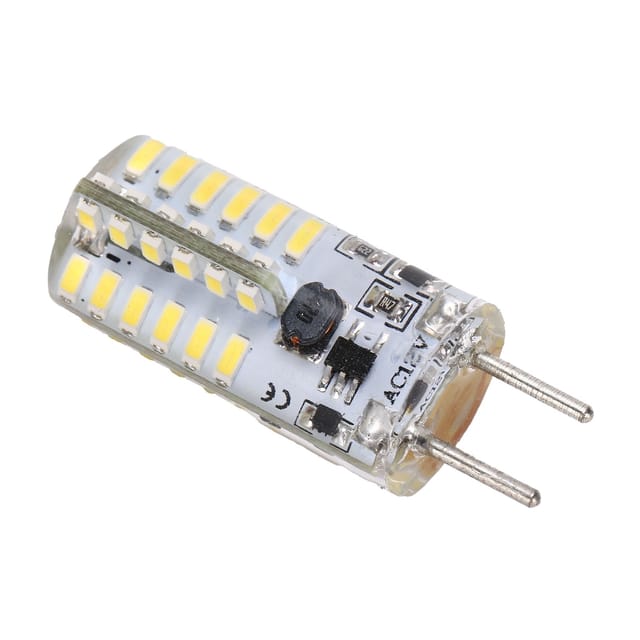 48 Led 3w 300lm Gy6.35 Silikon-bipod-lampe Ac12v Für Deckenleuchter (kaltweiß 6000-6500k)