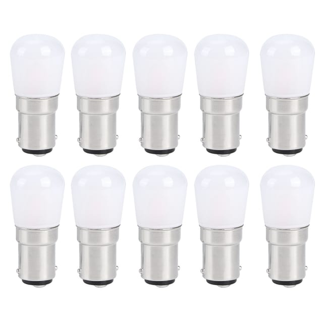 10er-pack Led-lampen, 1,5 W, B15-schraubsockel, Warmweißes Glas, Für Kronleuchter, Deckenleuchten Und Wandleuchten