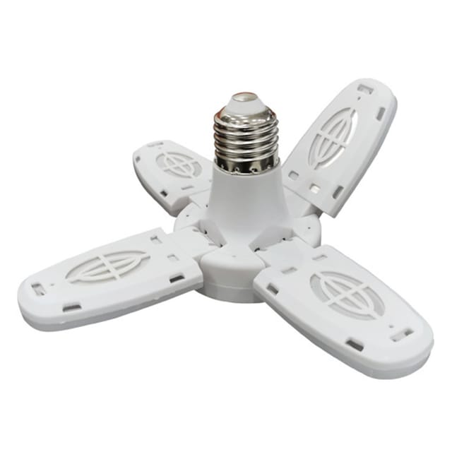 B22-e27 Mini-led-lampe, Faltbar, 4-fach Verstellbarer Winkel, Faltbarer Kronleuchter, 6500 K Kaltweiß, 28 W
