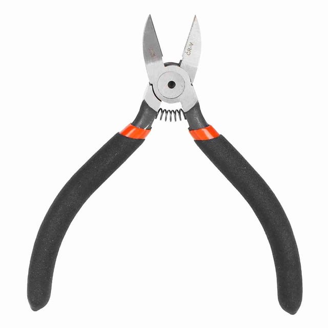 Kleine Seitenschneiderzange, Drahtschneider, Kabelschneider, Federgriff, Elektrikerwerkzeug, 5 Zoll