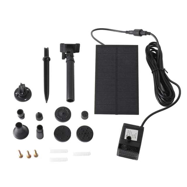 5,5v 1,5w Solarbrunnenpumpe Mit Polykristallinem Silizium-solarpanel Für Vogeltränken