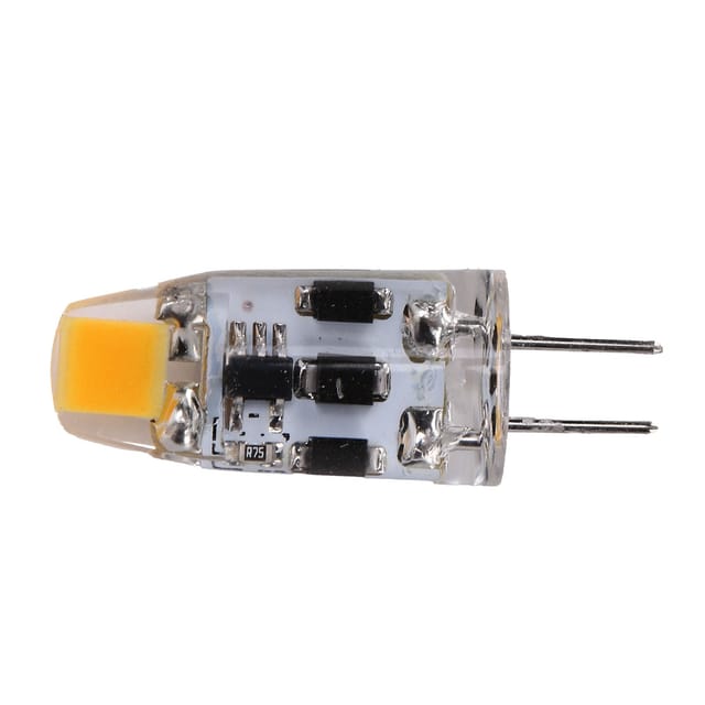G4 2w 200lm 360° Dimmbare Silikon-led-lampe, 2 Pins, Für Zuhause/büro, Ac/dc 12-24v, Warmwei ß 2700k-3100k