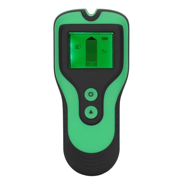 Tragbarer 3-in-1-multifunktions-balkensucher Mit Digitalem Lcd-display Für Holz, Metall Und Stromführende Leitungen – Grün