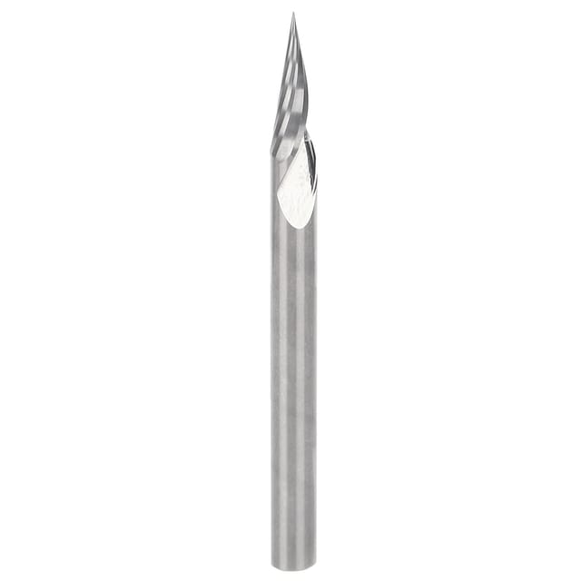 Konischer Gravierfräser Für Holzbearbeitung, 3,175 X 20° X 0,1 X 40l, Hss, Silber