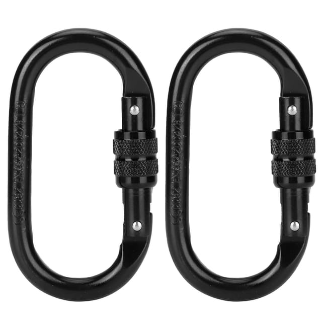Stück Karabiner Aus Legiertem Stahl Mit O-förmigem Sicherheitsverschluss Für Hängematten, Klettern Und Bergsteigen