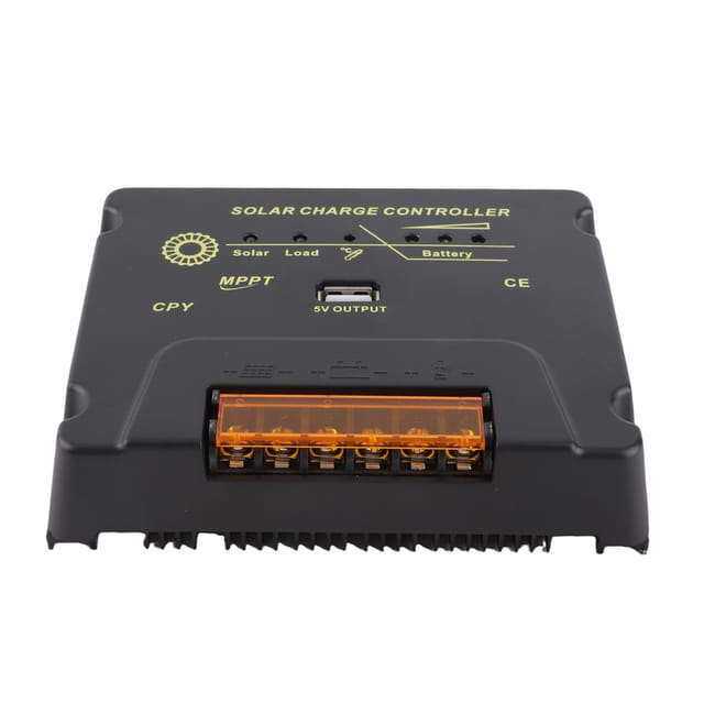 20a Solar-laderegler Für 12v/24v Solarmodule Mit Usb-anschluss, Batterieregler, Überladeschutz Und Temperaturkompensation