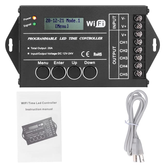 Programmierbarer Wlan-multifunktions-led-controller Für Lichtleisten, Zeitschaltuhren Und Lampenregler.