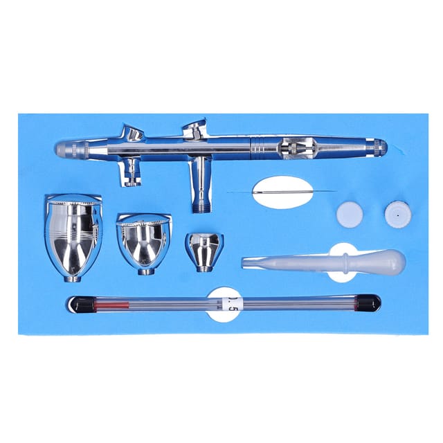 Airbrush-set Mit Düse, Spritzpistole, G1/8-anschluss, Farbmaterial, 0,2 Mm, 0,3 Mm, 0,5 Mm Durchmesser