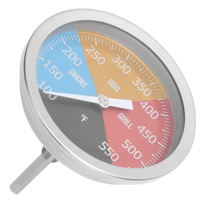 Metallthermometer Mit Skala (100–550 °f) Für Backofen, Smoker, Grill, Grill, Küche