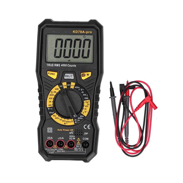 Kd78a-pro Smart True Rms Multifunktions-digitalmultimeter Mit Lcd-bildschirm, Automatischer Berührungsloser Messkapazität