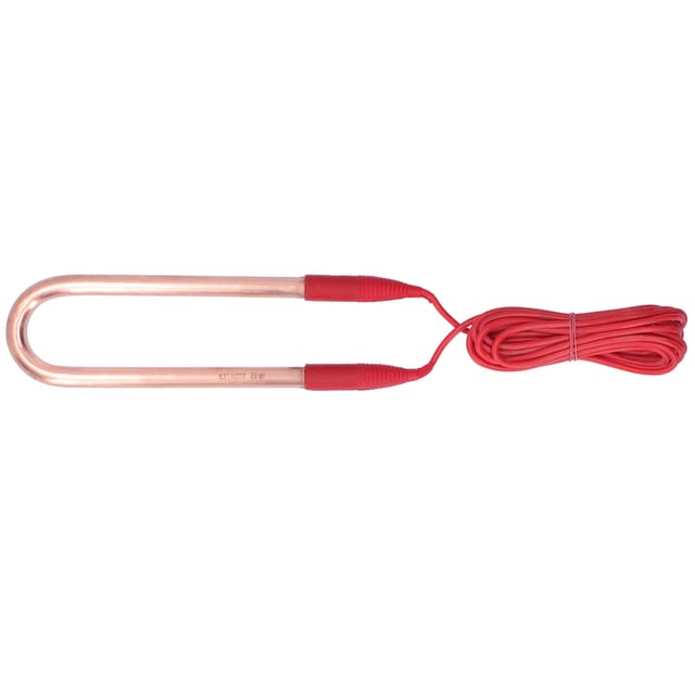 Elektrisches Heizrohr Aus Messing, Explosionsgeschützt, U-förmig, 220 V, Mit 115 Cm Kabel, 1 Kw, 23 X 6,5 X 1 Cm