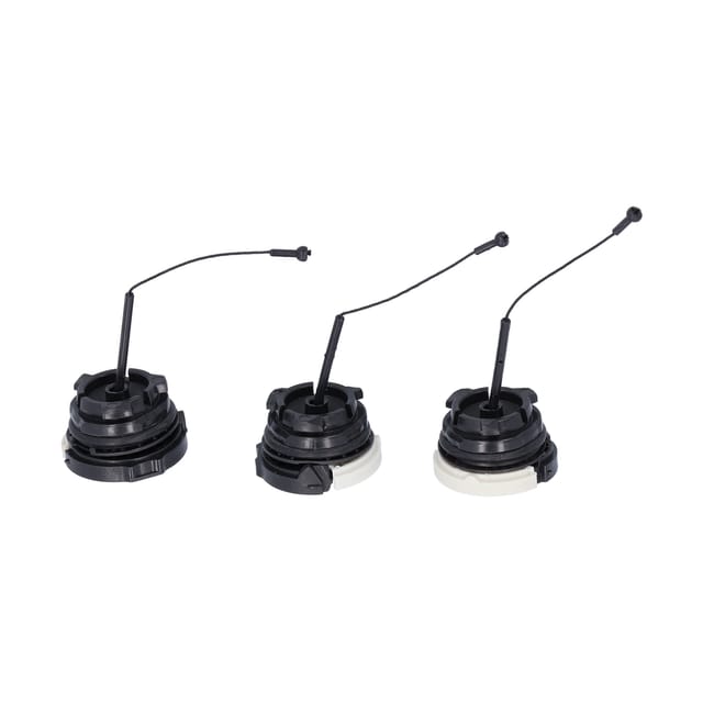 Set Mit 3 Kunststoff-tankdeckeln Für Stihl Ms192 Ms200 Ms250 Ms290 Ms380 Ms390 Ms440 Ms460 Ms880