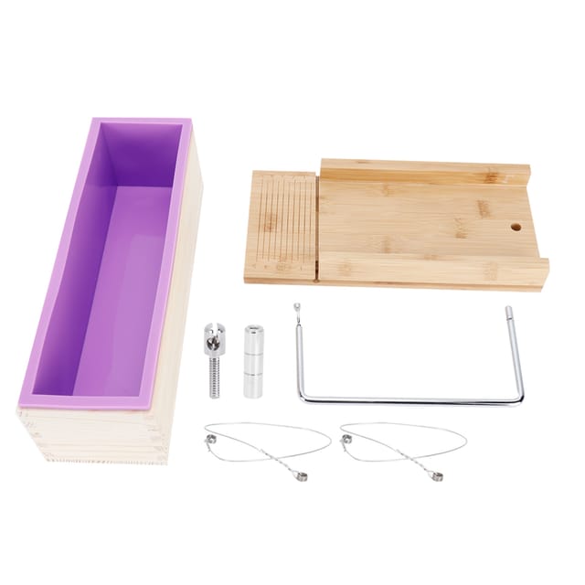 1200 Ml Bambus-seifenform, Kuchen- Und Brotausstecher, Seifenausstecher-set, Diy-brotbackform, Küchenutensil