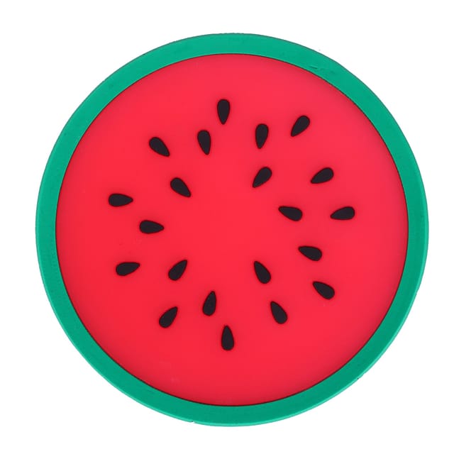 Set Mit 1 Silikon-untersetzer In Wassermelonenform, Ø 8,5 Cm, Tassen- Und Getränkematte, Küche, -40 Bis 220 °c