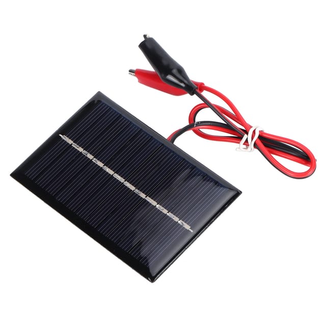 0,6w 6v Polysilizium Tragbares Solarmodul Diy Solarladegerät Für Spielzeug, Lampen Und 3,7v Batterien