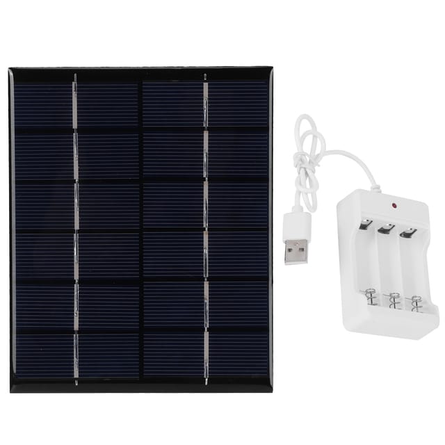 2w 6v Polykristallines Solarpanel Mit Aa-batterieladegerät Für Diy-wissenschaftsprojekte