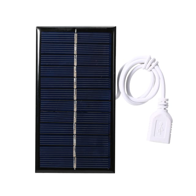 Mini-solarpanel 1w 6v Mit Usb-anschluss, Wasserdichte Polysilizium-solarzelle Zum Selberbauen Für Camping, Tragbare Powerbank Für Mobiltelefone