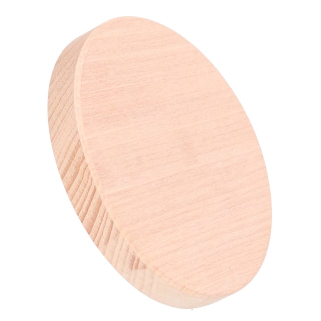 Runder Untersetzer Aus Holz, Hitzebeständige Tassenmatte Für Zuhause Und Küche, Holzfarbe