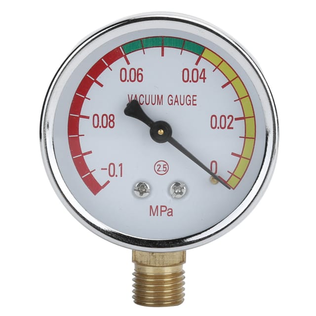 Vakuummeter Für Melkmaschinen, G1/4 Außengewinde, Edelstahl, -0,1–0 Mpa, Zubehör Für Melkmaschinen