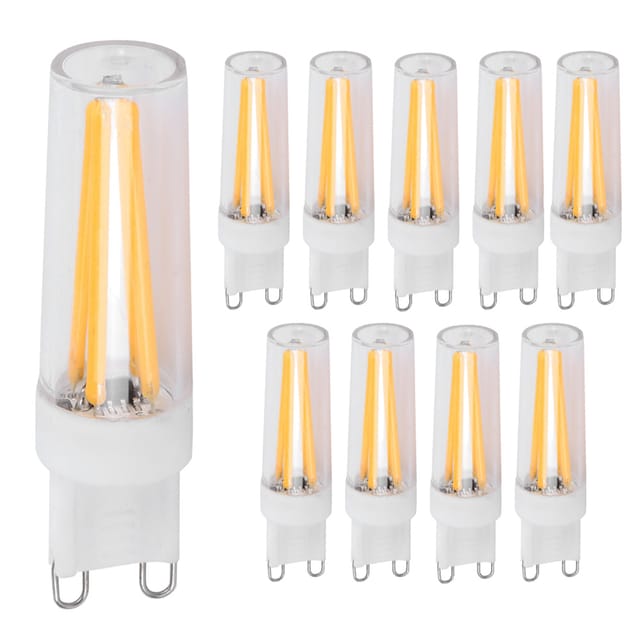 Packung Mit 10 G9 3w Warmweißen 110v Led-lampen Für Die Heimbeleuchtung, Wand- Und Deckenleuchten