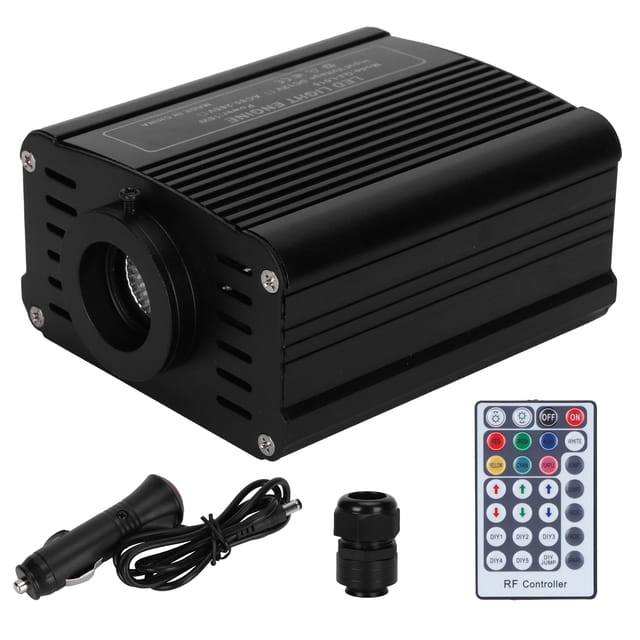 16w Rgbw Glasfaser-lichtmotor-deckenleuchte Mit 12v Fernbedienung
