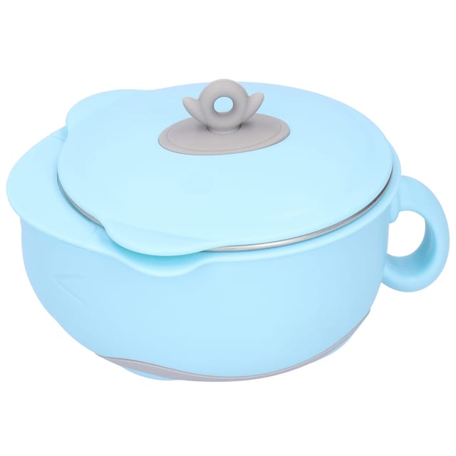 Kinderschüssel, Kleinkinderschüssel, Thermobehälter Aus Edelstahl 316, Essgeschirr, Küchenutensilien, 330 Ml, Blau