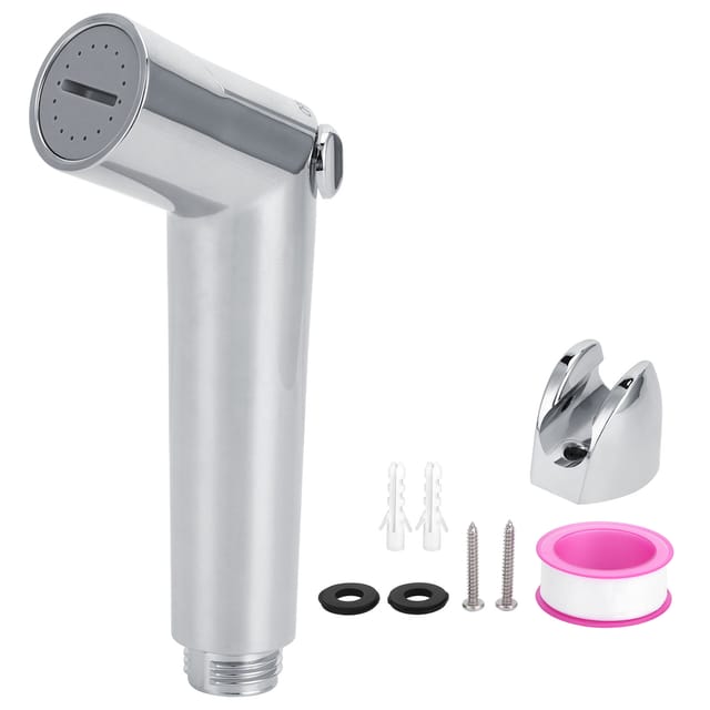 G1/2 Abs Handbrause-set Für Wc Mit Bidet-aufsatz, Badreinigungszubehör, 142 X 68 Mm, 2 M Schlauch, Farbe Wie Abgebildet, 10-teilig