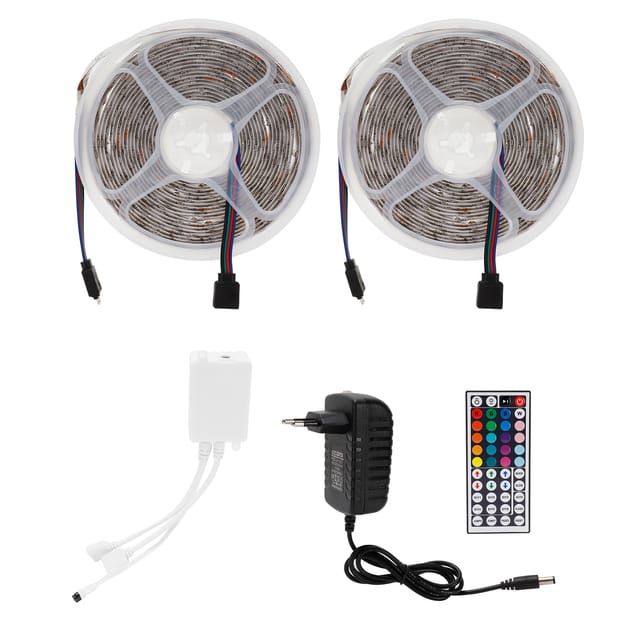 10 M Langes, Doppeltes, Flexibles Rgb-led-streifen-set Für Schlafzimmer, Wohnzimmer, Partydekoration