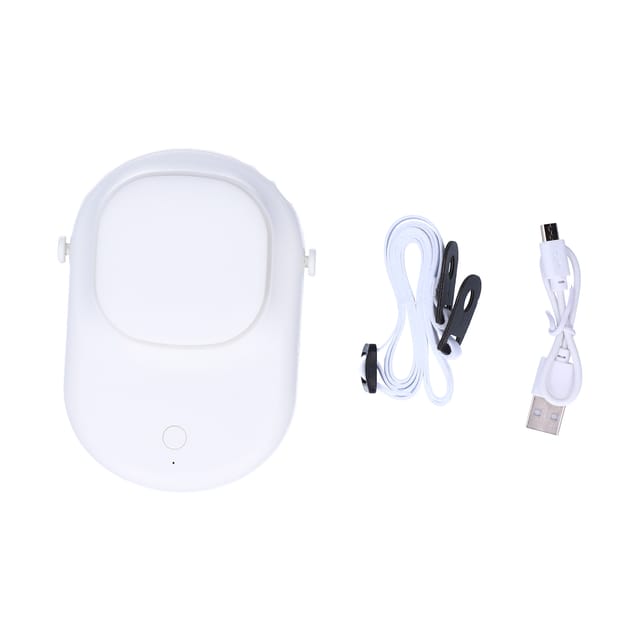Mini-kompakt-nackenventilator, Tragbar Und Leise, Für Zuhause, Büro Und Outdoor-einsatz, Weiß
