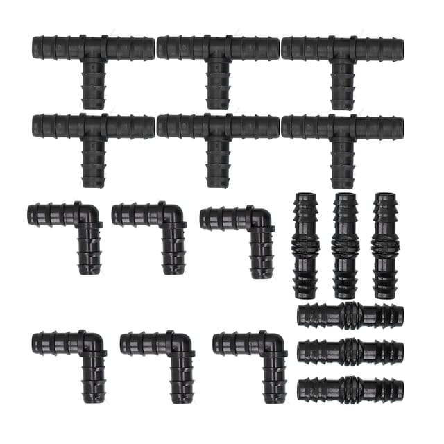 Set Mit 18 1/2"-schlauchanschlüssen Für Tropfbewässerungssysteme Und Gartenzubehör
