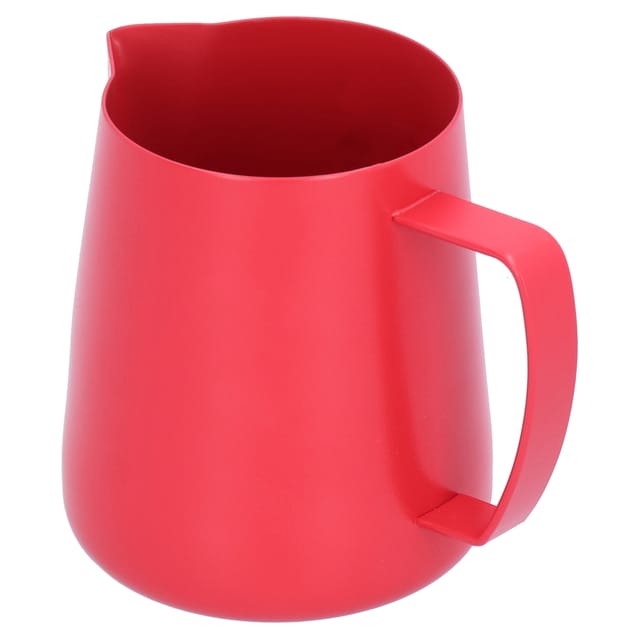 400 Ml Milchkaraffe Aus Edelstahl 304 Für Latte Art, Kaffeetasse, Rot