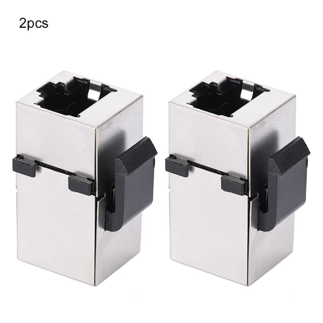 2er-pack Rj45-geschirmtes Cat6-netzwerkkabel (gerade) – Informationsstecker