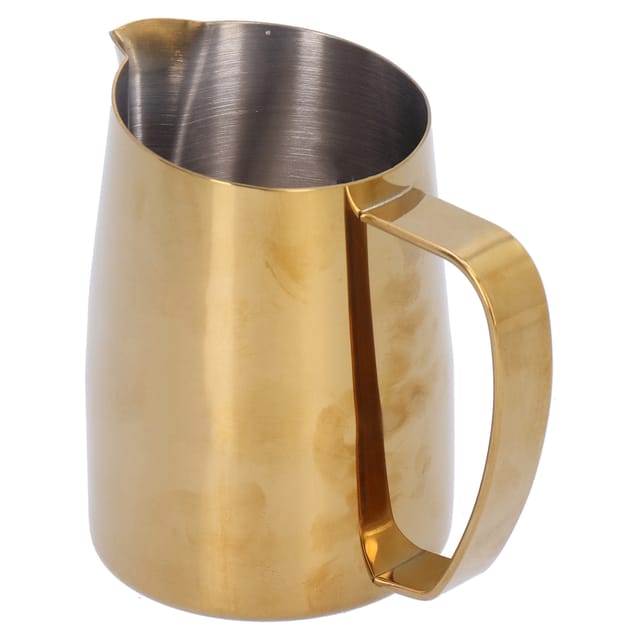 Vergoldete Milchkaraffe Aus Edelstahl 304, 450 Ml, Für Latte Art, Cappuccino, Kaffee, Küchenaccessoire, 1 Stück