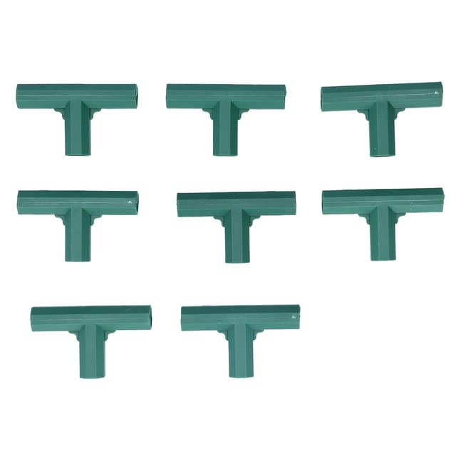 Set Mit 8 T-stücken Für Kunststoff-pflanzenstützen, Diy-adapter Für 16-mm-gewächshaus-/gartenschläuche