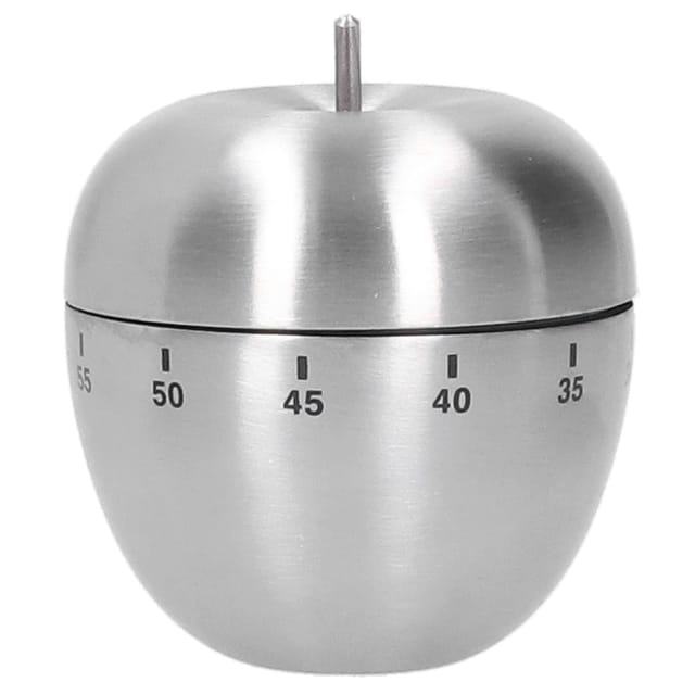 Mechanischer Küchentimer Aus Edelstahl In Apfelform Mit Alarmfunktion Zum Kochen