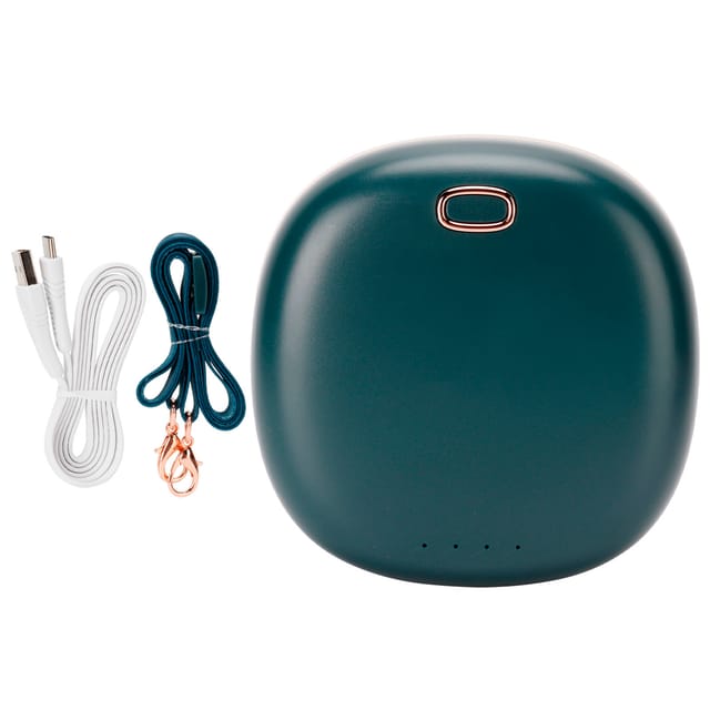 Mini-tragbarer, Freihändiger, Klingenloser Nackenventilator Für Den Außenbereich Mit Gürtelclip Und 2000-mah-usb-akku (grün)